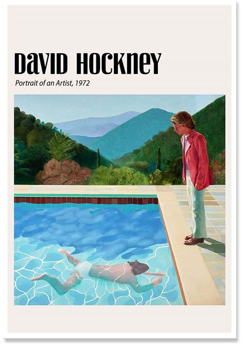 David Hockney's Portrait of an Artist Art Print - Pyaarnation