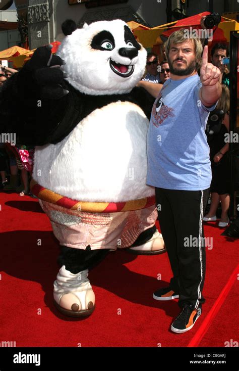 Jack Black & Kung Fu Panda "PO" Kung Fu Panda LA Premiere Grauman's ...