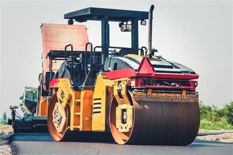 Road construction stock photo. Image of excavation, boom - 70647500