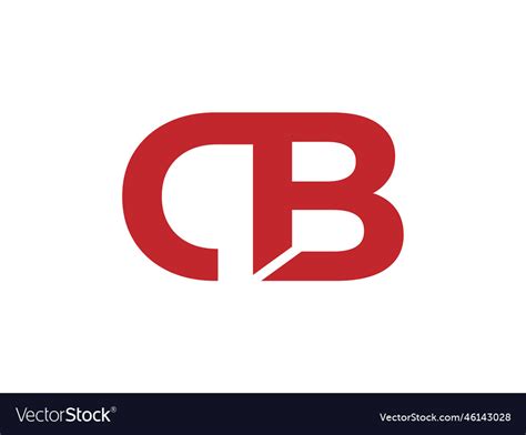 Db letter logo design d b Royalty Free Vector Image