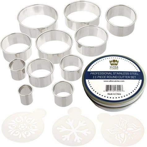 Ultra Cuisine Professional Pastry Cutter Set, 11-Piece