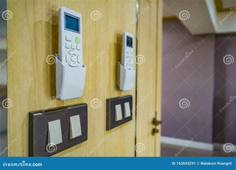 Inverter Air Conditioner Remote Stock Image - Image of wall, conditioning: 163693291