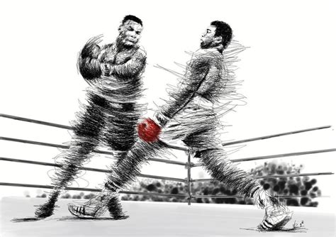 Ali Vs Tyson Wall Art Print - Etsy