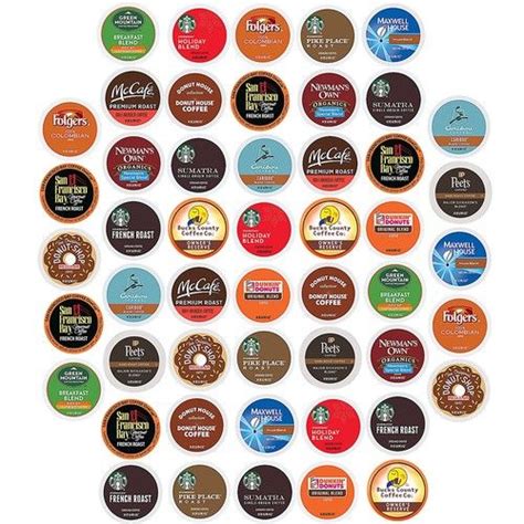 K Cups Coffee Pods Variety Pack, Premium Sampler, Keurig Single Serve ...