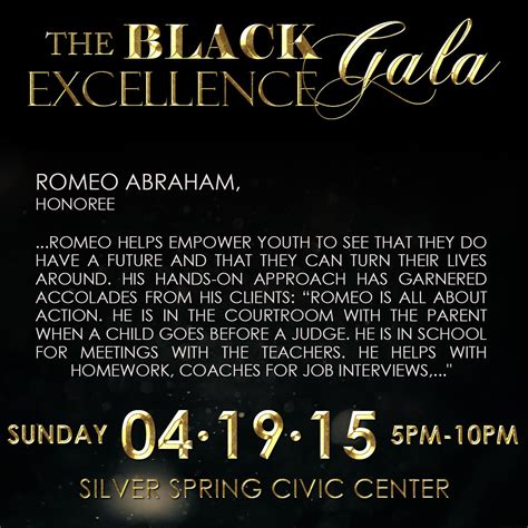 Black Excellence Gala | Silver Spring, MD Patch