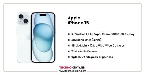 Apple IPhone 15 Price, Full Specifications & Release Date - Techno Goyani