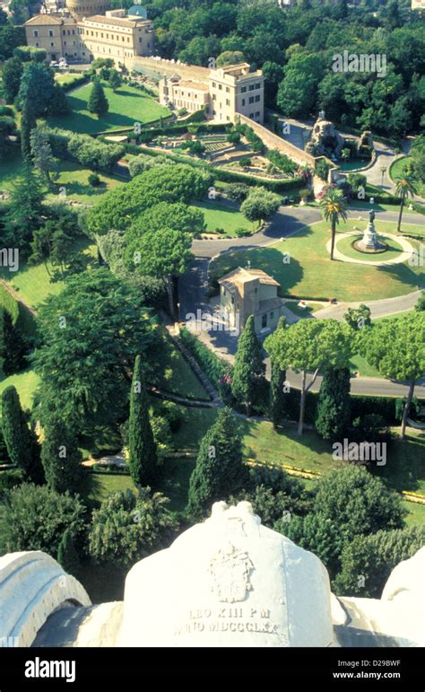 Italy. Vatican City. Gardens Stock Photo - Alamy