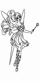 Graceful Fairy Princess coloring Page Coloring  Free Printable sketch template