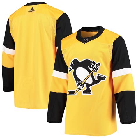 Pittsburgh Penguins Alternate Team Jersey – Gold – Munizka – Custom Jersey