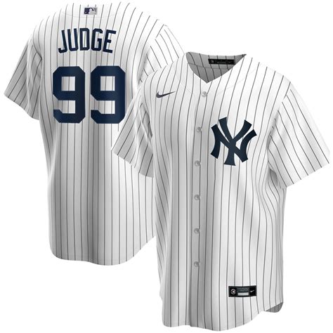 Men's Nike Aaron Judge White New York Yankees Home Replica Player - Jersey