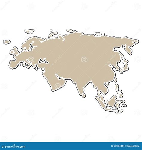 Outline of the map stock illustration. Image of border - 32184314