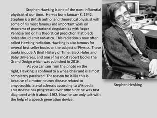 Stephen Hawking | PPT