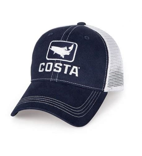 Costa XL Trout Trucker Hat Navy/White CC119DTYZIT