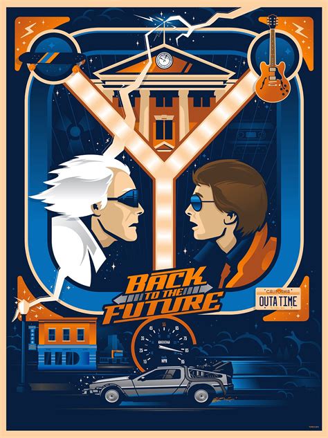 Back to the future, Future poster, Bar art