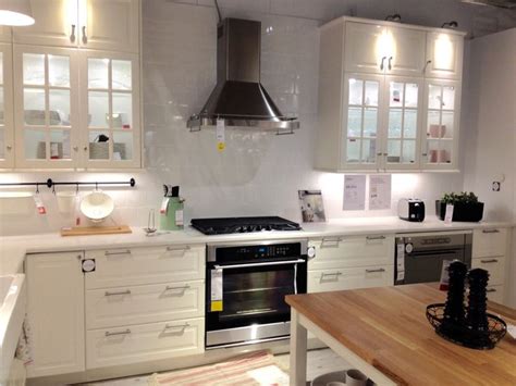 IKEA Bodbyn white cabinets | Ikea small kitchen, Kitchen cabinet design, Ikea kitchen