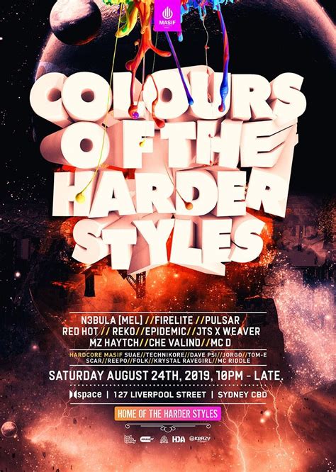 Tickets for Masif Saturdays: Colours Of The Harder Styles in Sydney ...