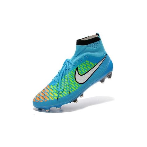 Nike Discount Soccer Cleats Magista Obra FG ACC Blue White Hyper Punch