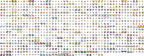 Pokemon And Shiny Pokemon Sprites | Pokemon sprites, Pokemon, Shiny pokemon