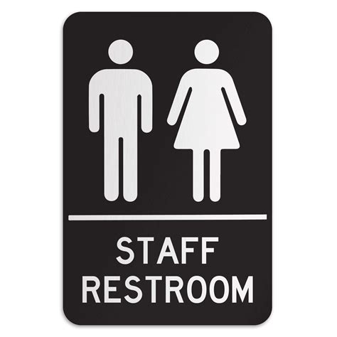 STAFF RESTROOM - American Sign Company