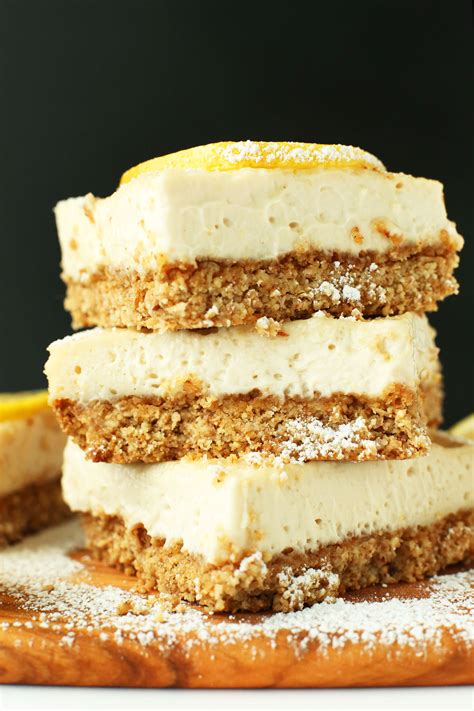 Creamy Vegan Lemon Bars (GF) | Minimalist Baker Recipes