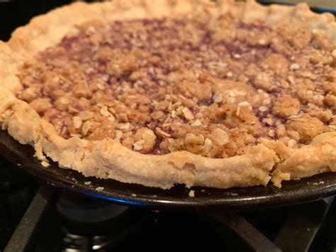 Bing Cherry Pie With Streusel Topping | finding time for cooking