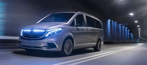 Mercedes-Benz unveils EQV all-electric minivan with almost 250 miles of ...