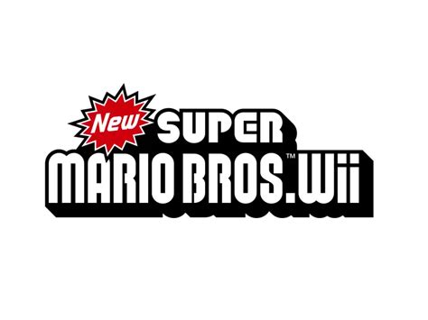 New Super Mario Bros Wii Logo PNG vector in SVG, PDF, AI, CDR format