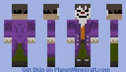 The Joker Minecraft Skin