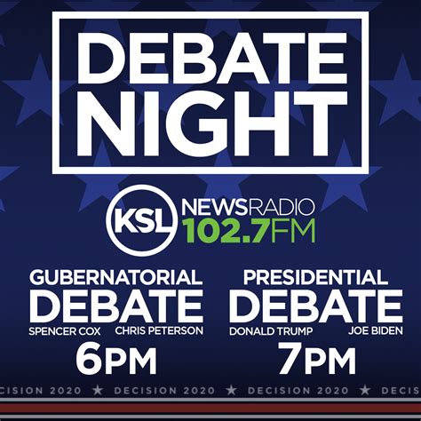 Debate Night - KSL NewsRadio