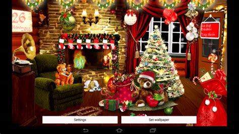 christmas live wallpaper - YouTube