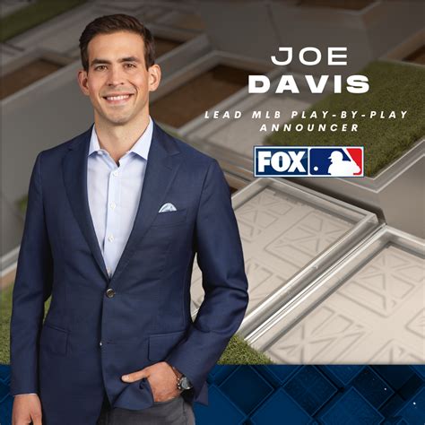 FOX Sports Taps Ace Broadcaster Joe Davis as the New Voice of MLB on FOX - Fox Sports Press Pass