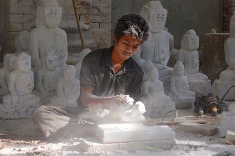 Mandalay’s Marble Carving Workshops