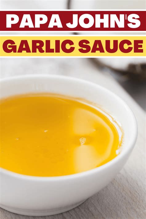 Papa John's Garlic Sauce (Easy Copycat) - Insanely Good