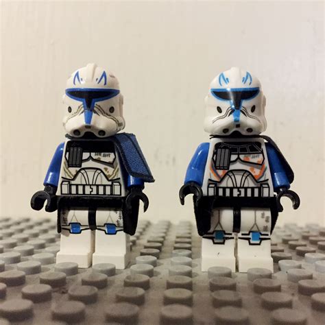 Lego Star Wars – Clone Commander Rex Minifigure Comparison