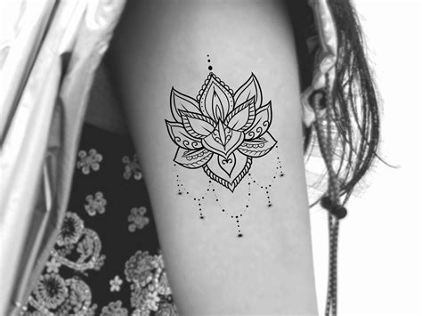 Mandala Flower Tattoo