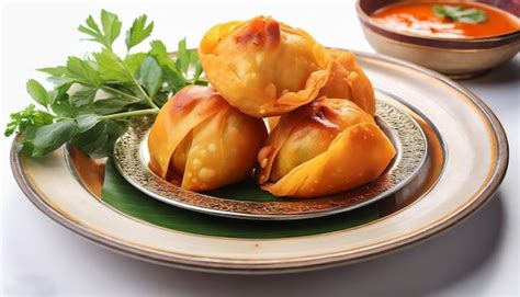 Premium AI Image | samosa or singara Traditional fried or baked ...