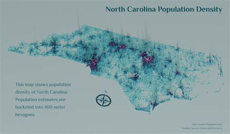 3D Maps Visualize the Stark Population Density Differences in Cities in ...