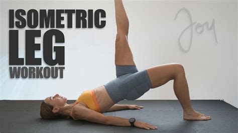 15 Min Isometric LEG Workout | My TOP 10 Favorite Isometric Exercises ...