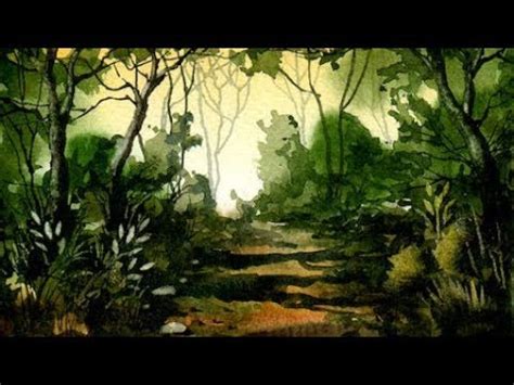 Woodland Watercolour Painting Demonstration - YouTube