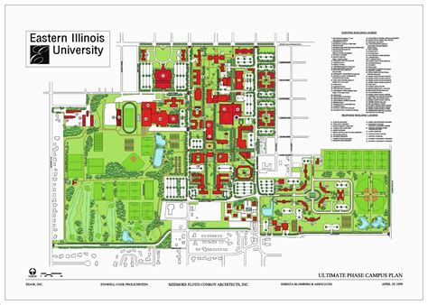 Eastern Illinois University Campus Map - Tourist Map Of English