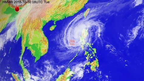 The 2018 typhoon season over Southeast Asia - YouTube