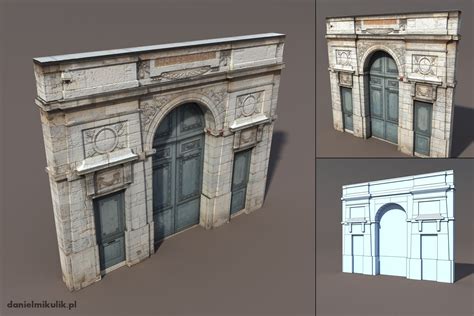 door_portal_low_poly_3d_model_by_cerebrate-d5h2lh9.jpg 1,796×1,200 pixels | Low poly 3d models ...