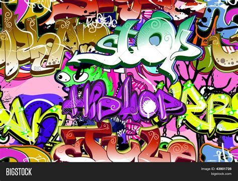 Graffiti Wall. Urban Art Background Image & Photo | Bigstock