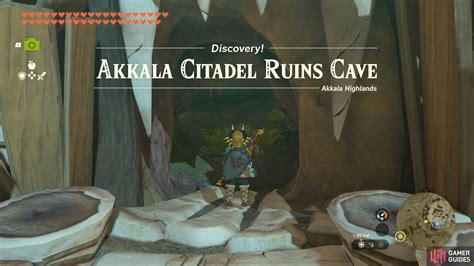 Akkala Citadel Ruins Cave - The Legend of Zelda: Tears of the Kingdom Database | Gamer Guides®