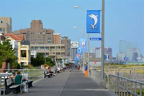 Ventnor City Boardwalk, looking towards Atlantic City. | Atlantic city, East coast, City