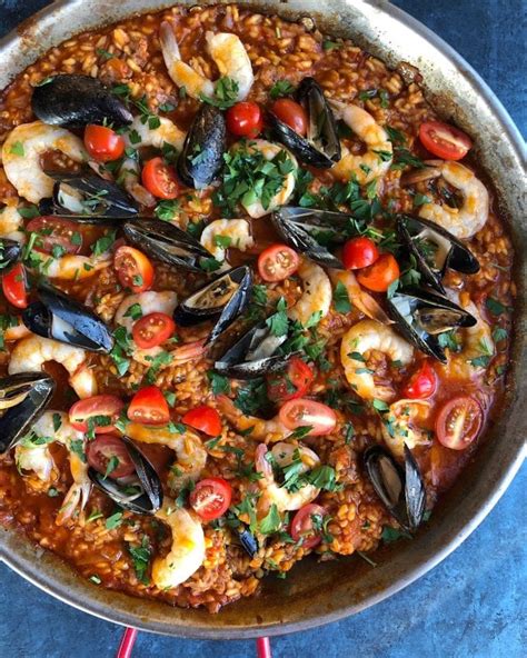 Authentic Seafood Paella Recipe with Saffron • Hip Foodie Mom