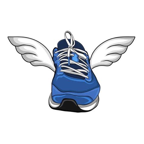 ᐈ A shoe with wings logo stock vectors, Royalty Free sneaker with wings ...