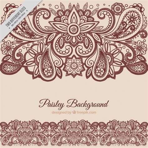 Paisley Border Vector at Vectorified.com | Collection of Paisley Border Vector free for personal use