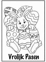 Kleurplaten Pasen Colorear Ostern Kuiken Kleurplaat Oster Teller  sketch template