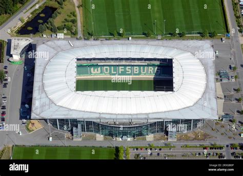 Volkswagen Arena, Germany, Lower Saxony, Wolfsburg, sports, stadium ...